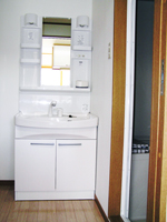 独立洗面台の画像