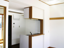 カウンターキッチンの画像