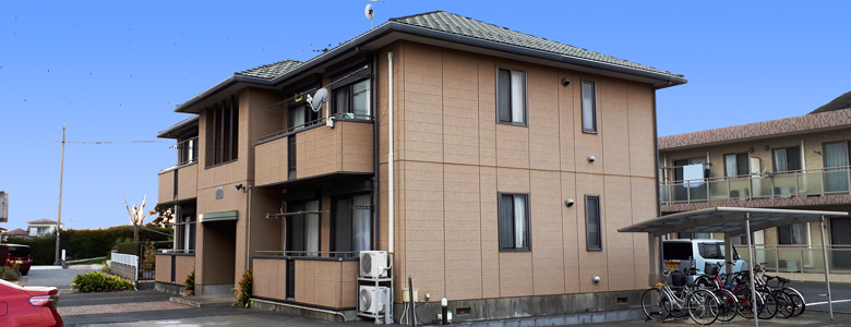 グリーンパレスの空撮画像