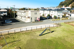 館山パレスタウンの空撮